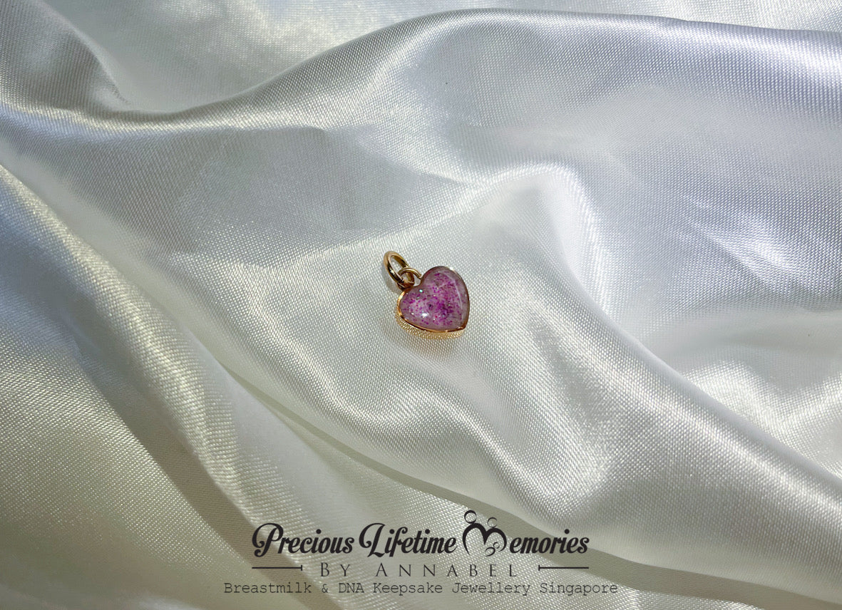 Cremation Ashes Iridescence Necklace (18mm)