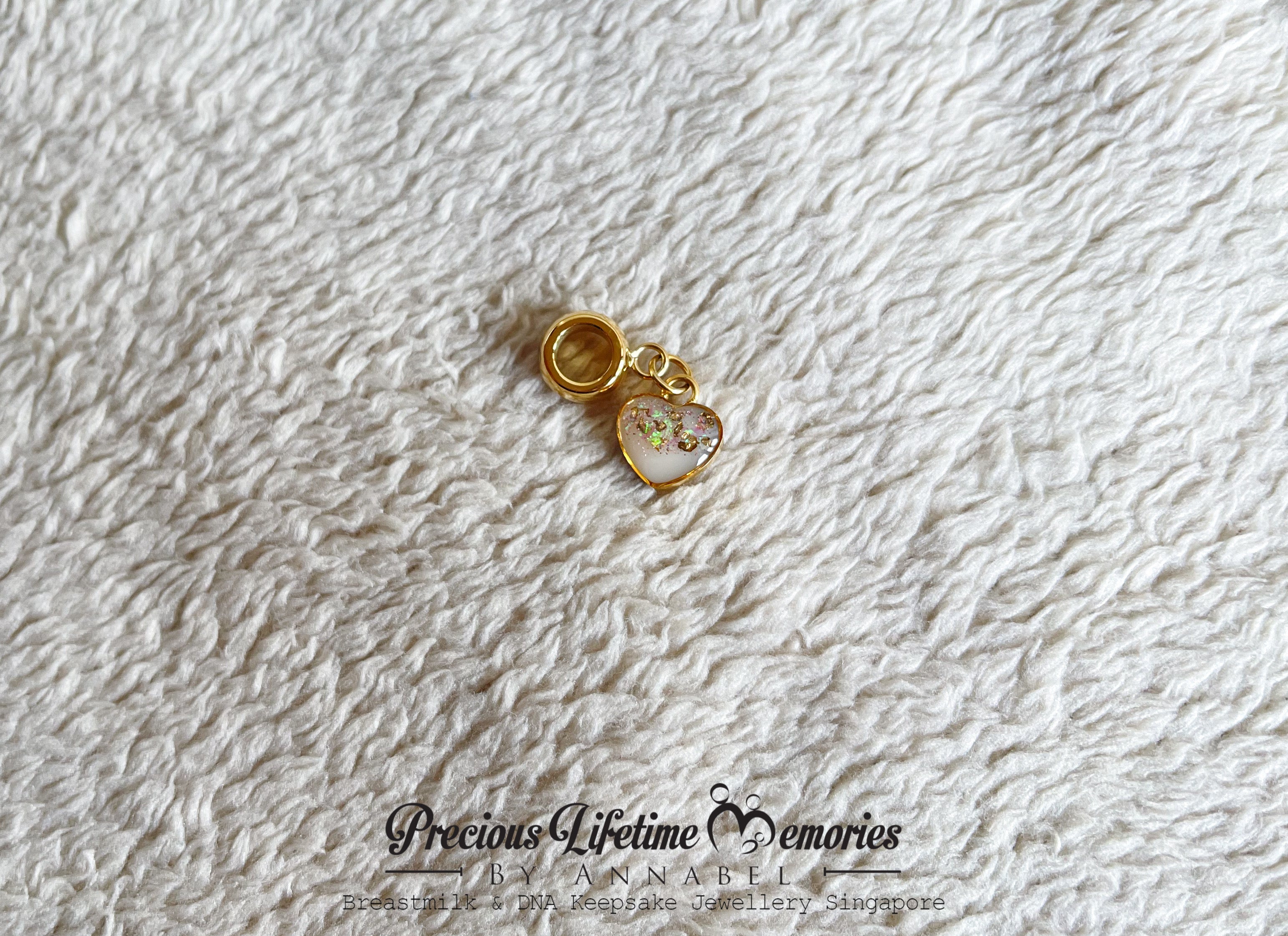 Sweetness Breastmilk Heart Pendant/Dangle Charm