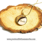 3in1 Moon Crescent With Calligraphy Font Pendant (18mm)