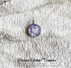 Cremation Heart Ashes PM Flakes Pendant (18mm)