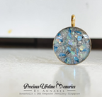 Cremation Ashes Pm Flakes Pendant (18mm)