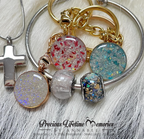 Cremation Ashes Pm Flakes Pendant (18mm)