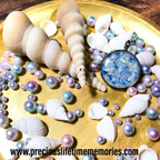 Cremation Ashes Pm Flakes Pendant (18mm)
