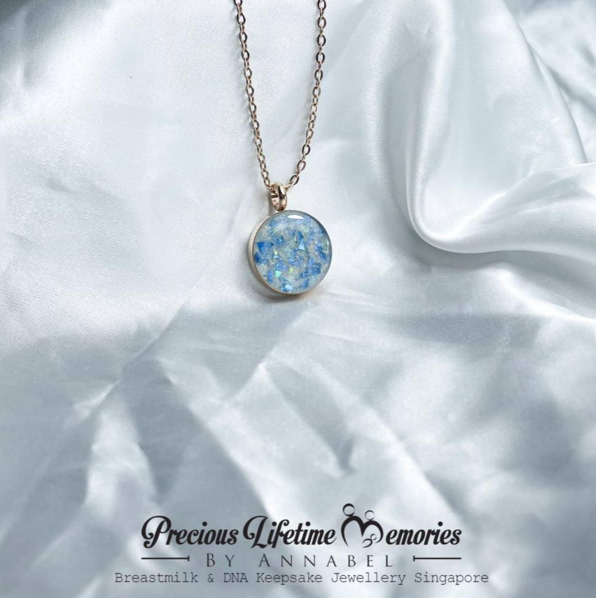 Cremation Ashes Pm Flakes Pendant (16mm)