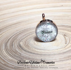 Cremation Classic Full Ashes Glitter Pendant (18mm)