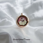 Photo Floating Hearts Glass Locket