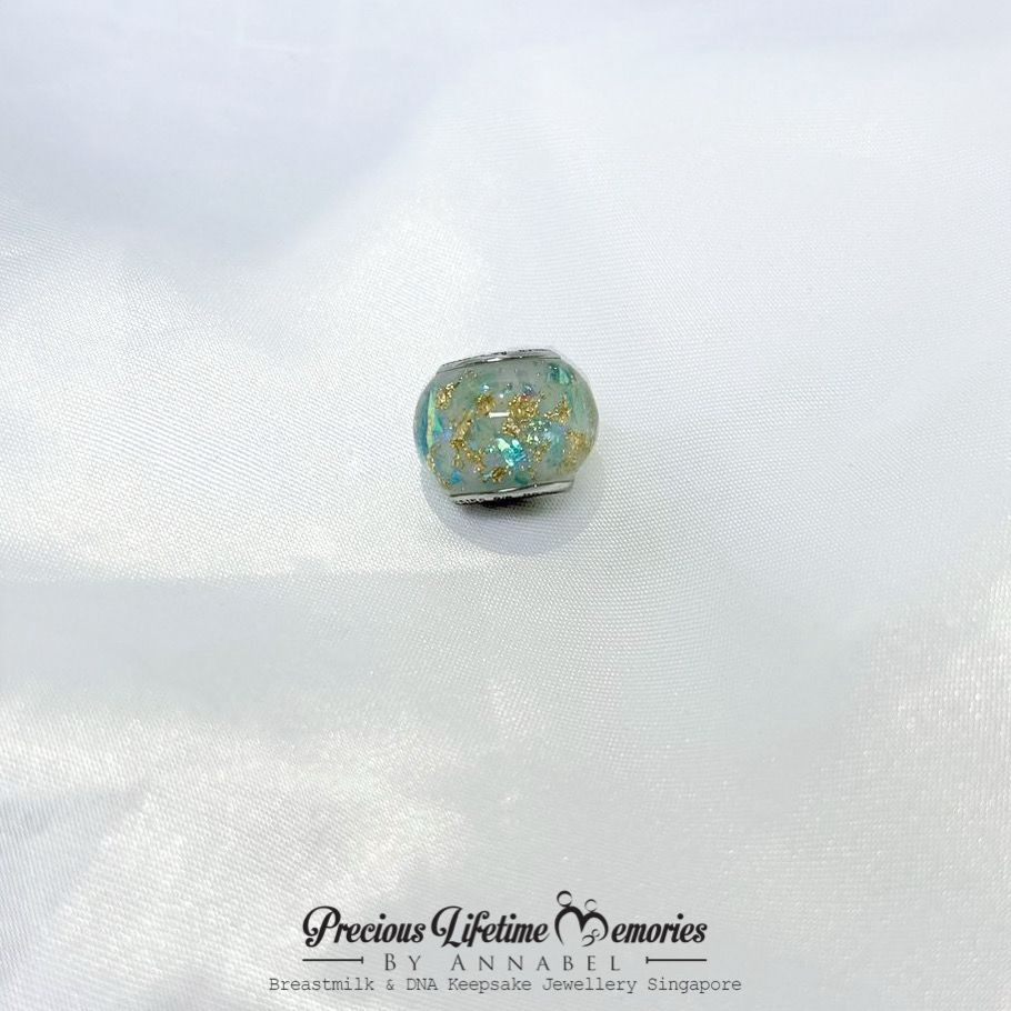 Faith Breastmilk European Bead Charm