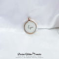 Classic Thin Calligraphy Font Breastmilk Pendant (16mm)