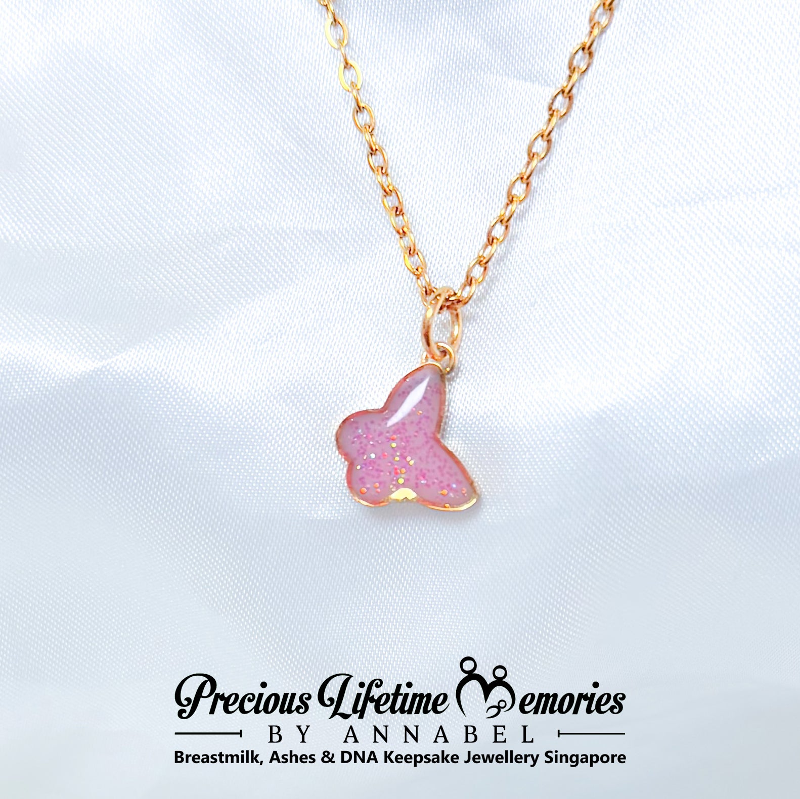 Glittery Breastmilk Guardian Wing Pendant/Charm