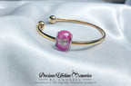 Cremation Pet Ashes Fur Dual Heart European Bead Charm