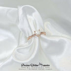 Ti Amo Breastmilk Heart Ring (S925)