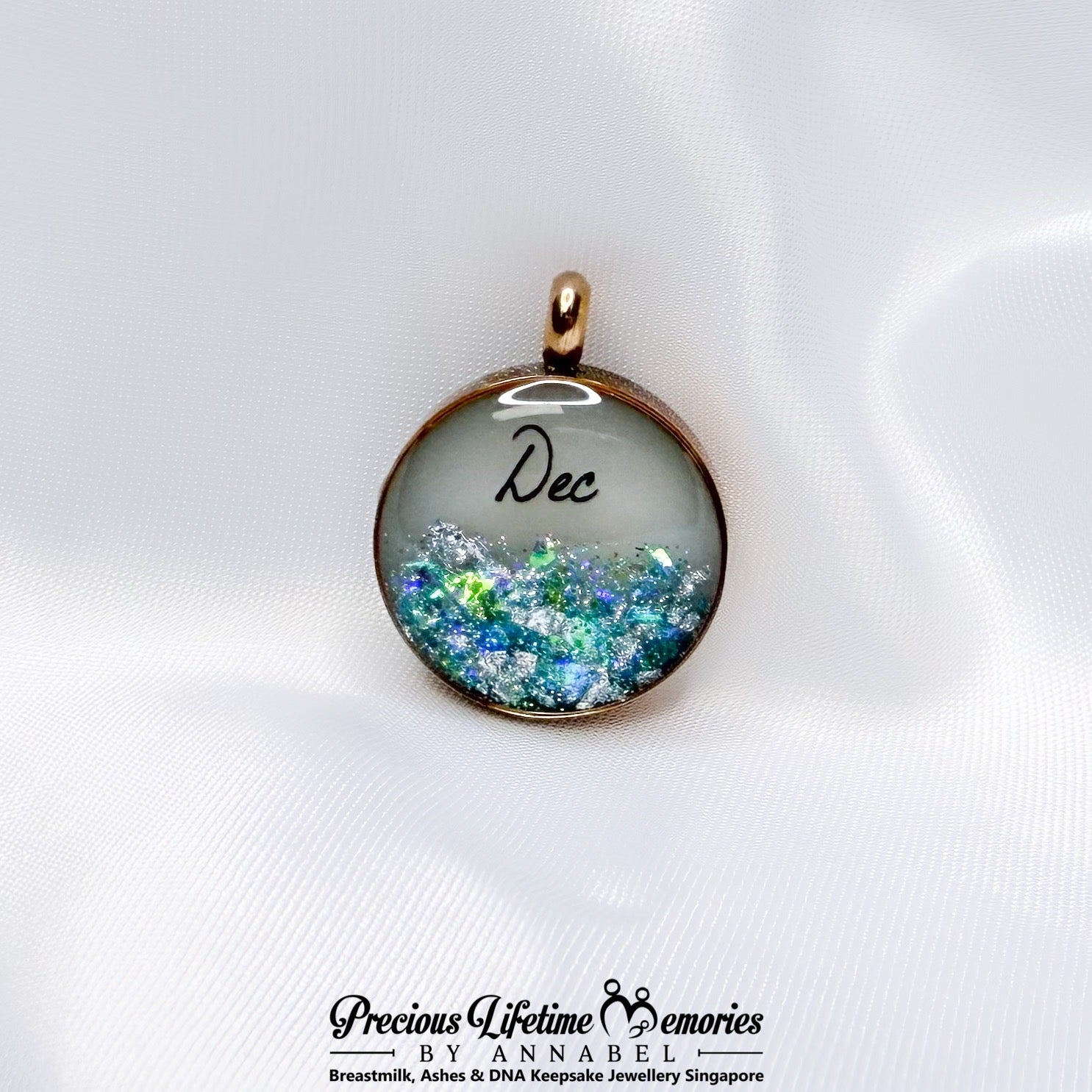 Precious Birthstone Collection Breastmilk Pendant (16mm)