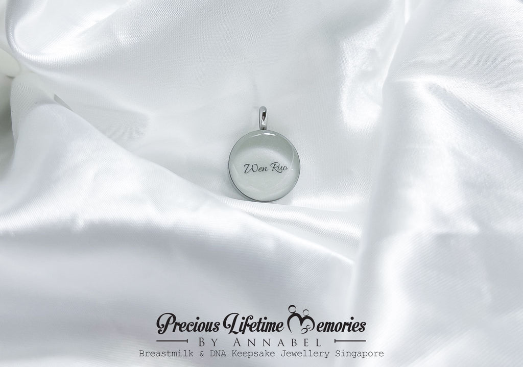 Classic Breastmilk Pendant Necklace (18mm)