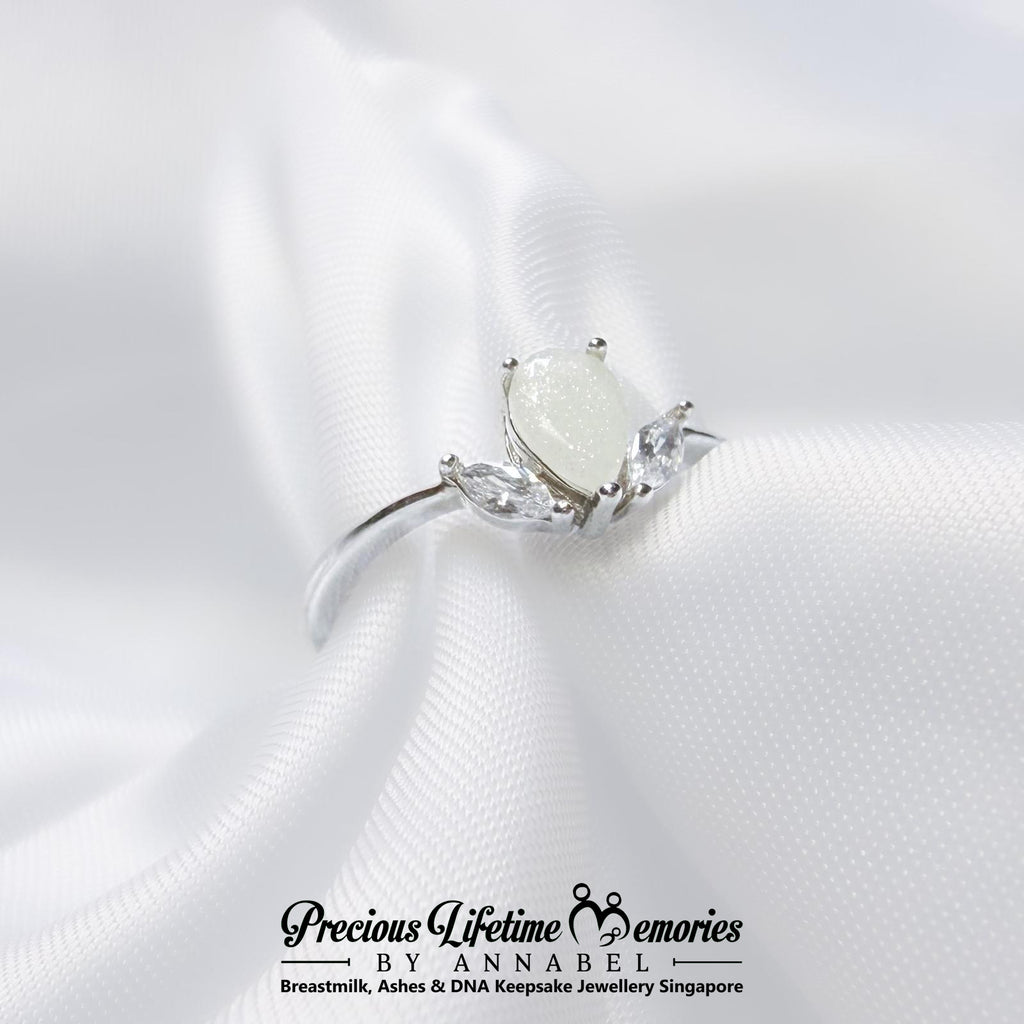 Tears of Joy Breastmilk Ring (S925)