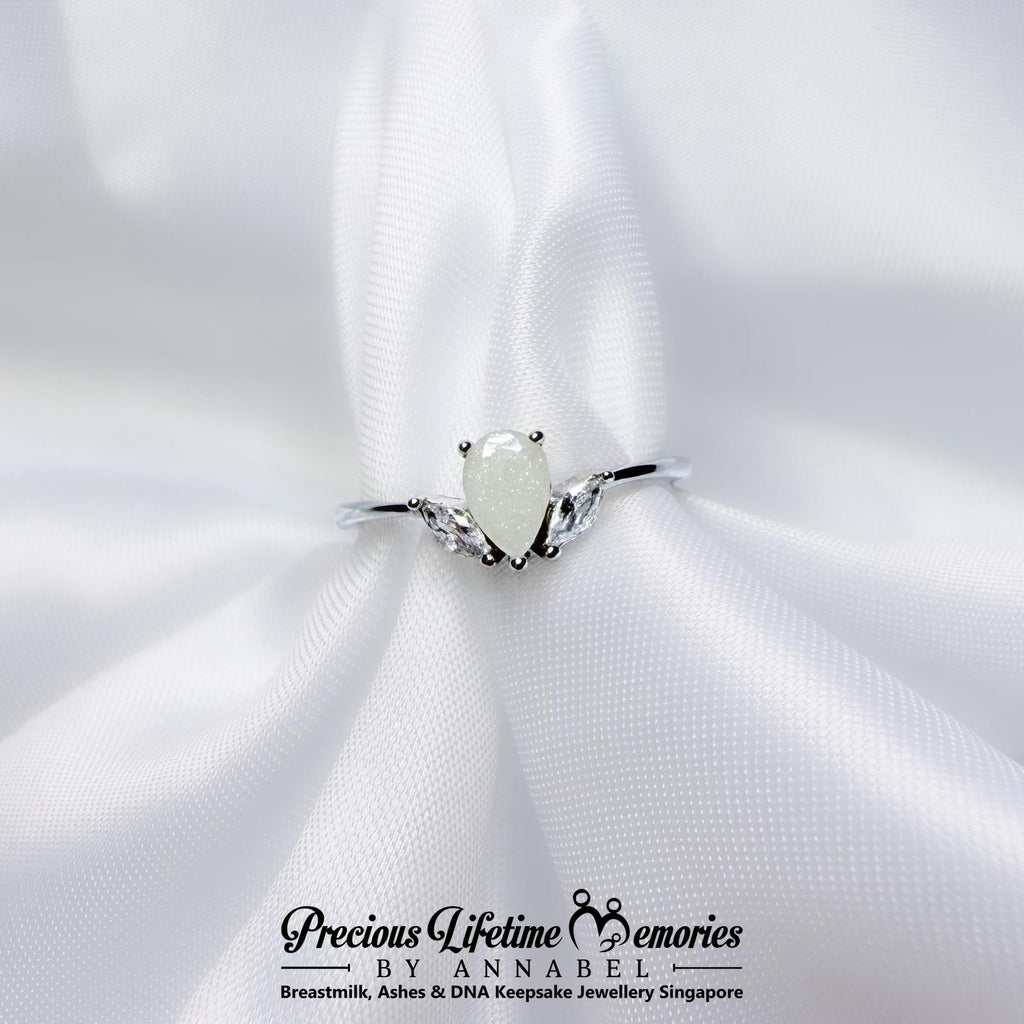 Tears of Joy Breastmilk Ring (S925)
