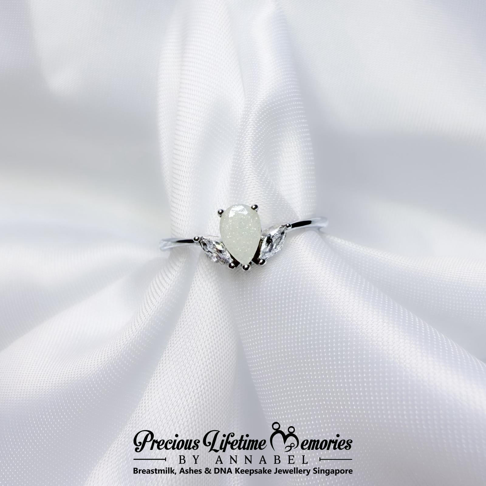 Tears of Joy Breastmilk Ring (S925)