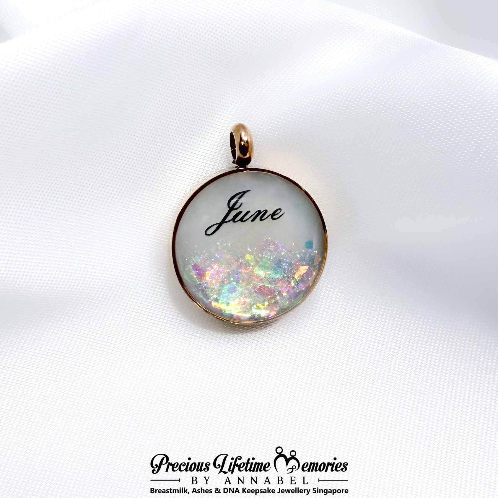 Precious Birthstone Collection Breastmilk Pendant (16mm)