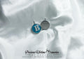 Cremation Ashes Bold Initial Pearl Effect Pendant (18mm)