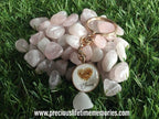 Breastmilk, Umbilical Cord Heart With Glitters Necklace Pendant (18mm)