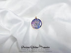 Cremation Bone Fragments Sparkle Galaxy Pendant (25mm)