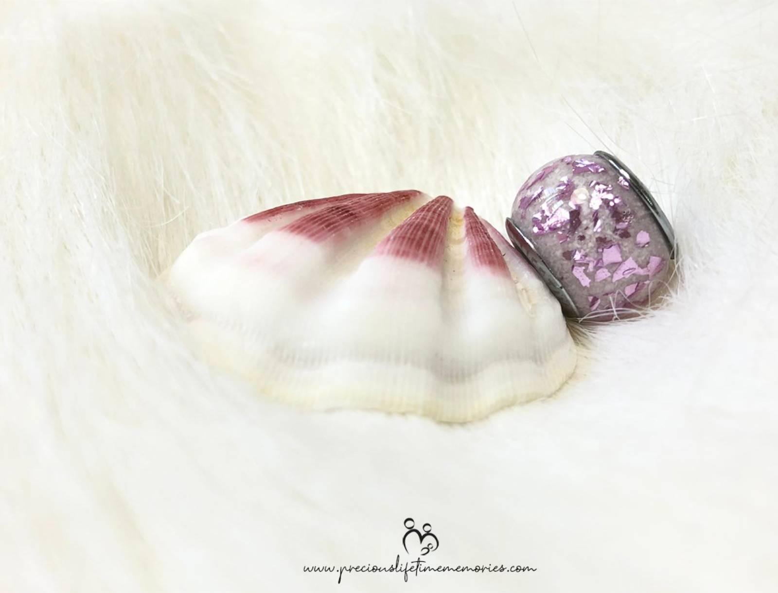 Memorial Ash Foils European Bead Charm