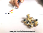 Memorial Ash Foils European Bead Charm