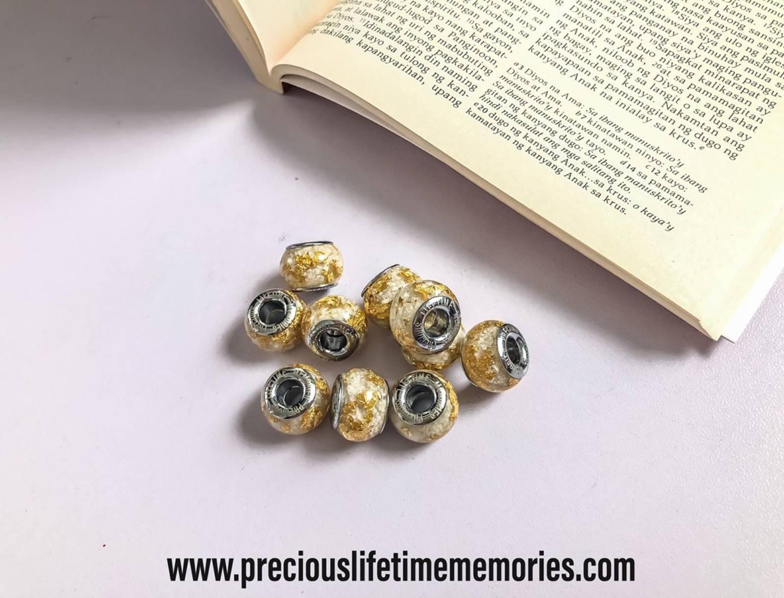 Memorial Ash Foils European Bead Charm