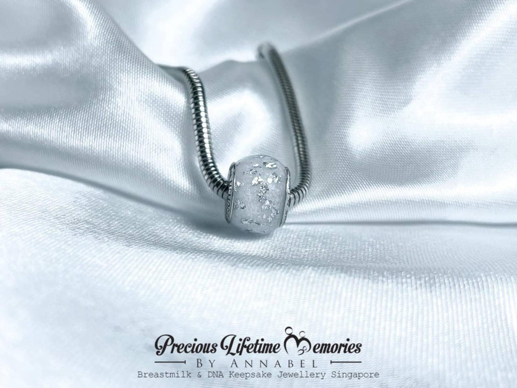 Memorial Ash Foils European Bead Charm