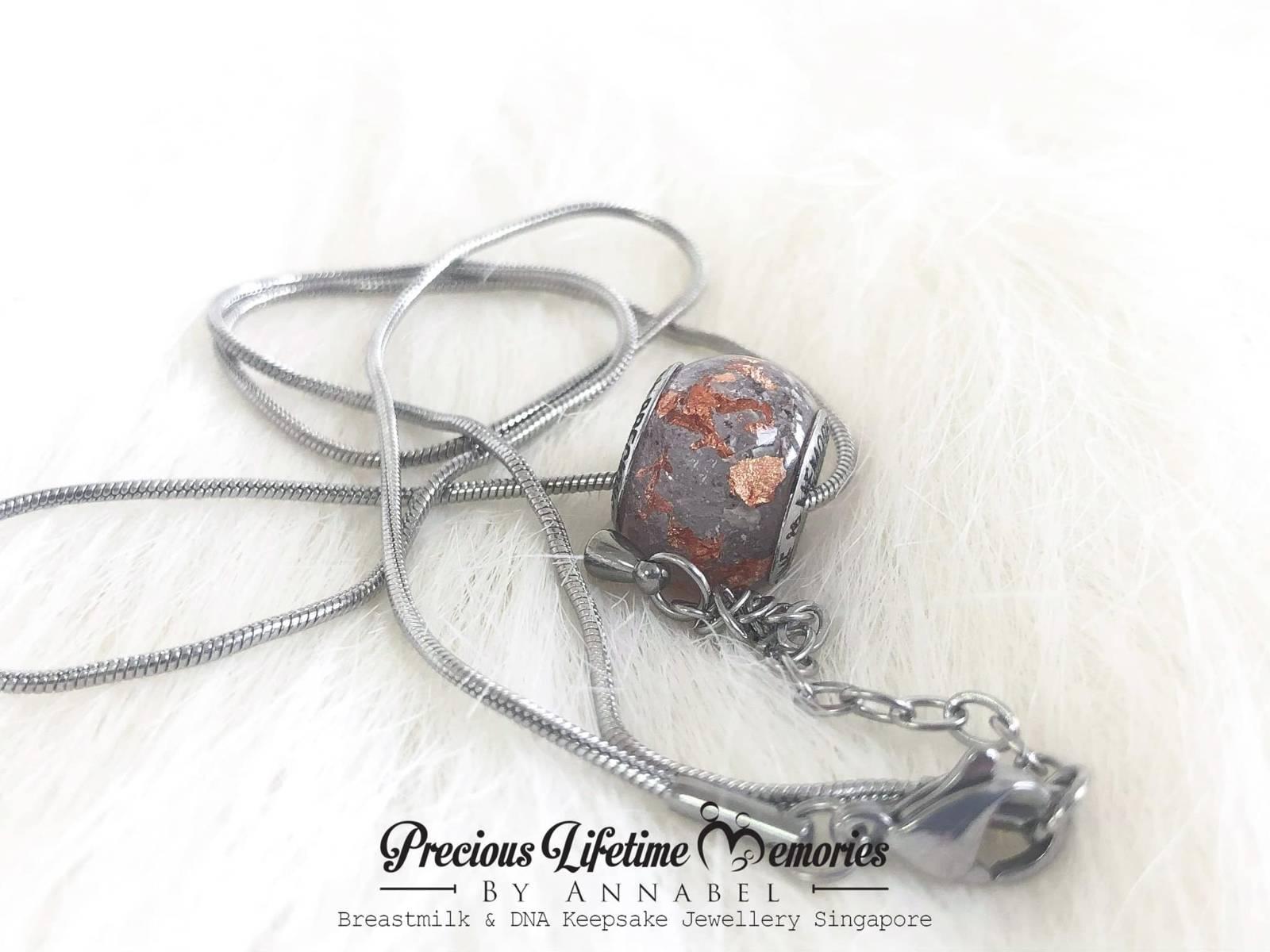 Memorial Ash Foils European Bead Charm