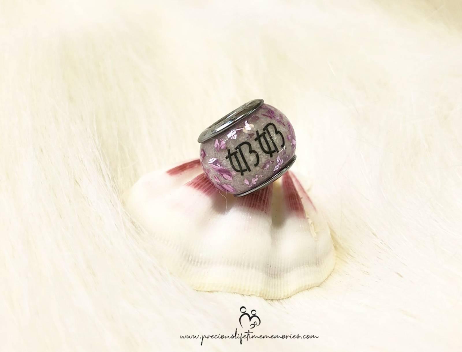 Memorial Ash Foils European Bead Charm