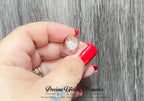Memorial Heart Ash Champagne Blush European Bead Charm