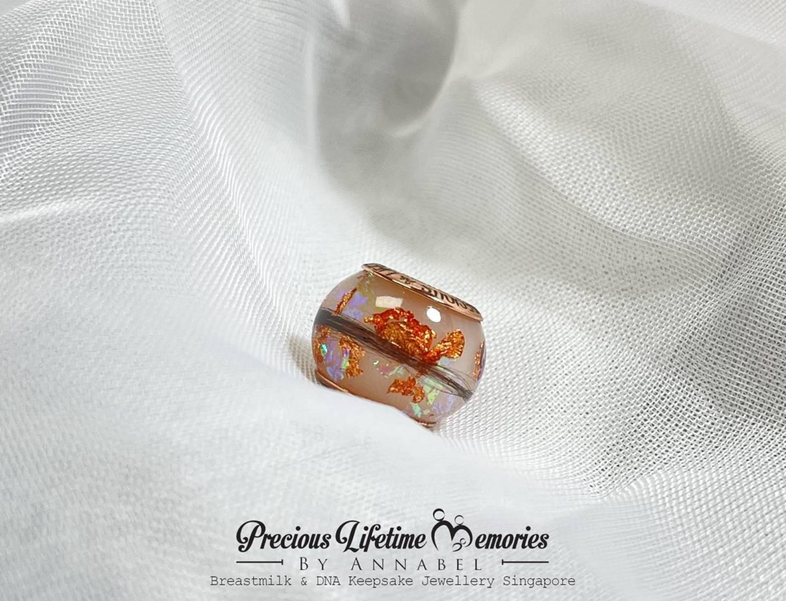 Holographic And Foil Breastmilk European Bead Charm