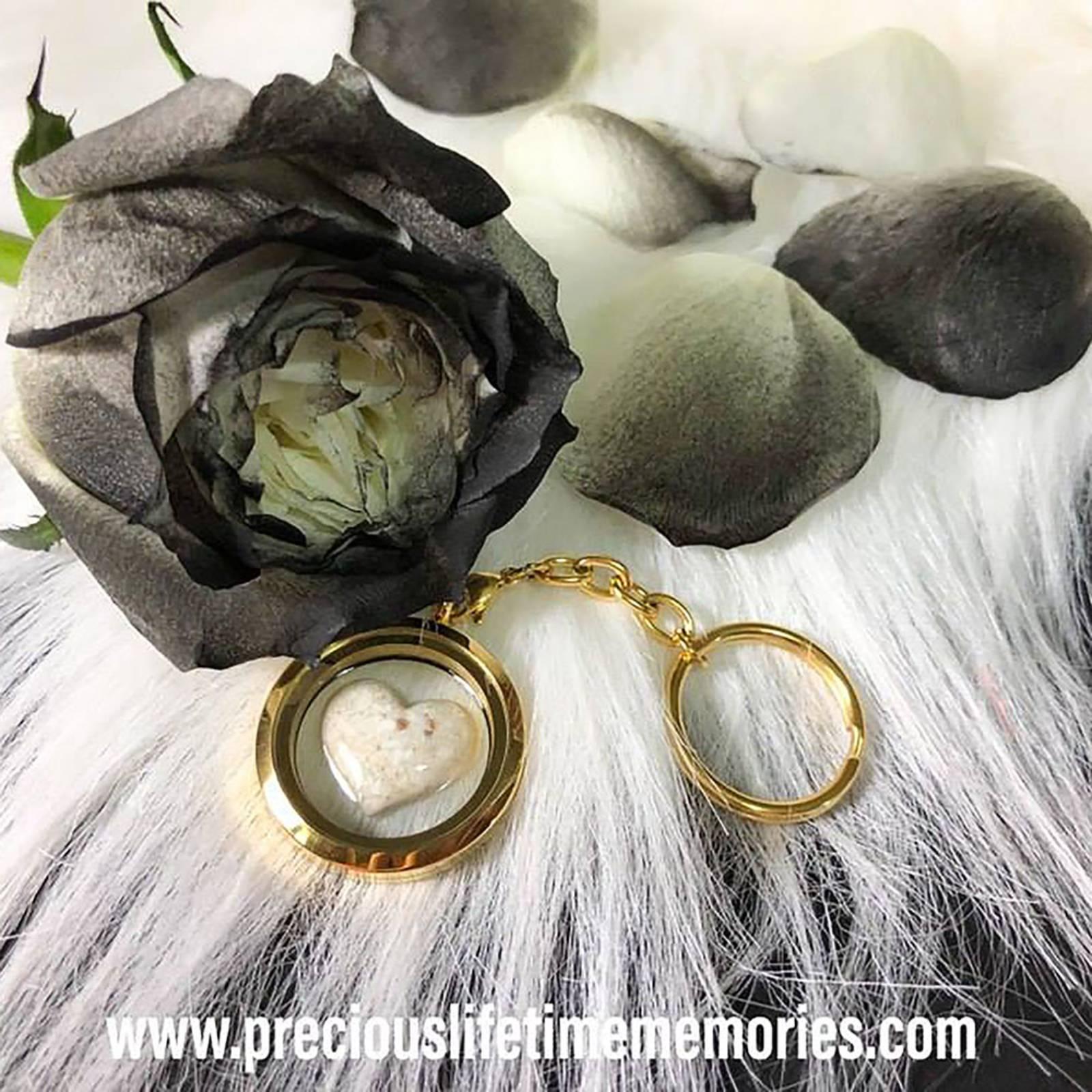 Memorial Ashes Classic Mighty Heart Glass Locket