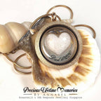 Memorial Ashes Classic Mighty Heart Glass Locket