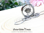 Pet Cremation Paw Ashes Glass Locket
