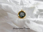 Memorial Cremation Ashes Clover Galaxy Glass Locket