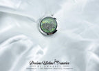 Memorial Cremation Animal Ashes PM Flakes Glass Locket