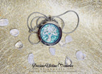 Memorial Cremation Tree Of Love Full Falling Glitter Glass Locket
