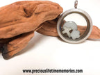 Breastmilk Floating Charms Glass Locket