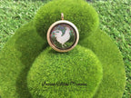Chinese Zodiac Breastmilk Gems Falling Glitter Glass Locket