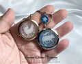 Chinese Zodiac Breastmilk Gems PM Flakes Glass Locket