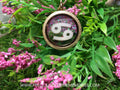Horoscope Breastmilk Gems Falling Glitter Glass Locket
