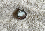 Mighty Feet With Floating Hearts Glass Locket