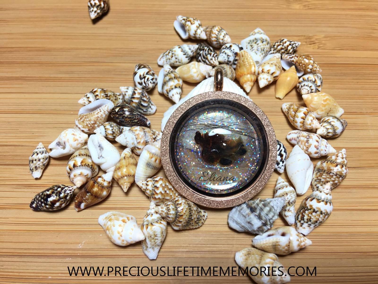 Full Umbilical And Hair Cord Glass Locket