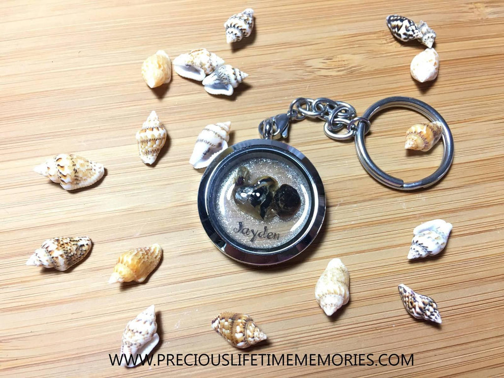 Full Umbilical And Hair Cord Glass Locket