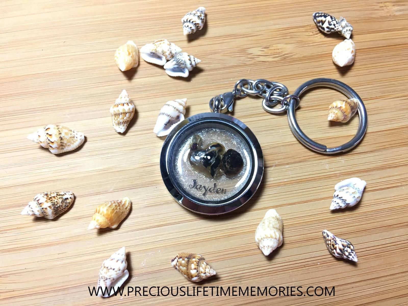 Full Umbilical And Hair Cord Glass Locket