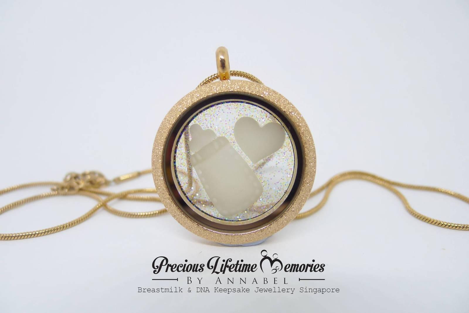 Milk Of Love Breastmilk Gems Glass Locket