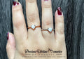 Classic Heart Sparkling Breastmilk Ring (S925)