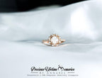 Vintage Sunflower Breastmilk Ring (S925)