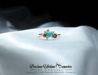 Vintage Stacking Triple Breastmilk Ring (S925)